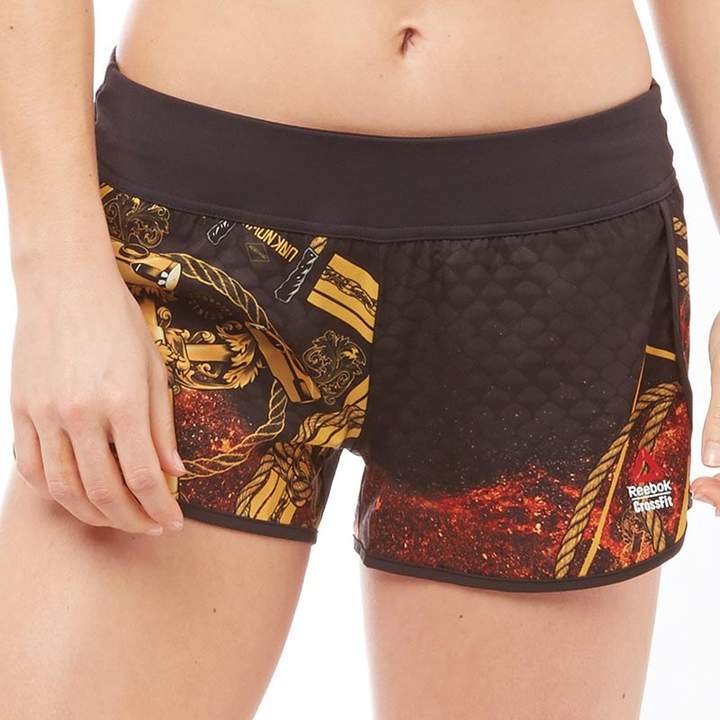 Damen CrossFit Ass To Ankle Shorts Schwarz
