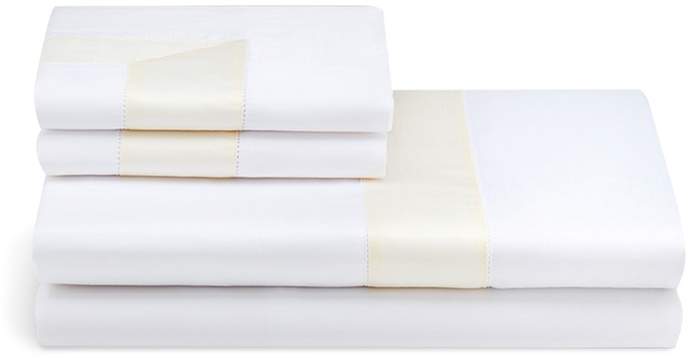 Bicolore queen size duvet set - White/Beige