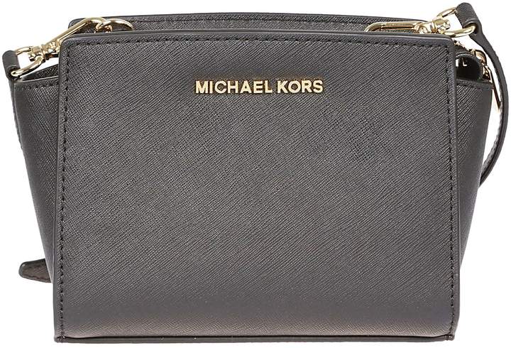 Michael Kors Mini Selma Shoulder Bag - BLACK - STYLE
