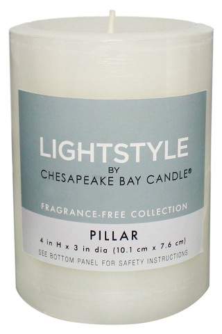 Chesapeake Bay Candle Fragrance Free - White - 3