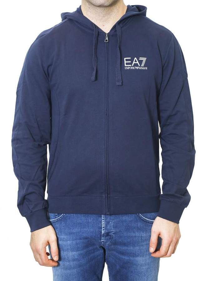 Emporio Armani Ea7 - Hooded Cotton Sweatshirt
