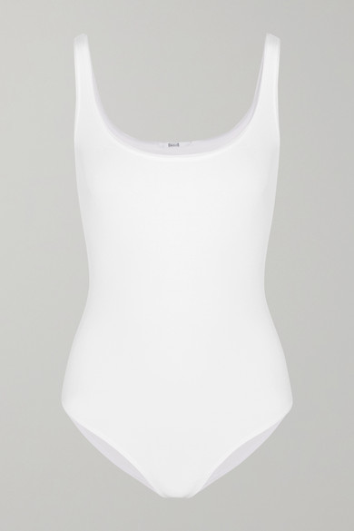 Jamaika Stretch-jersey Bodysuit - White