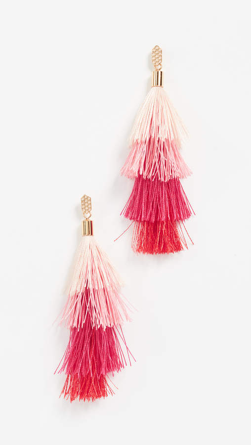Stacked Tassel Earrings