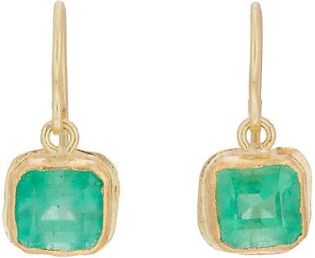 Judy Geib Women's Emerald Drop Earrings