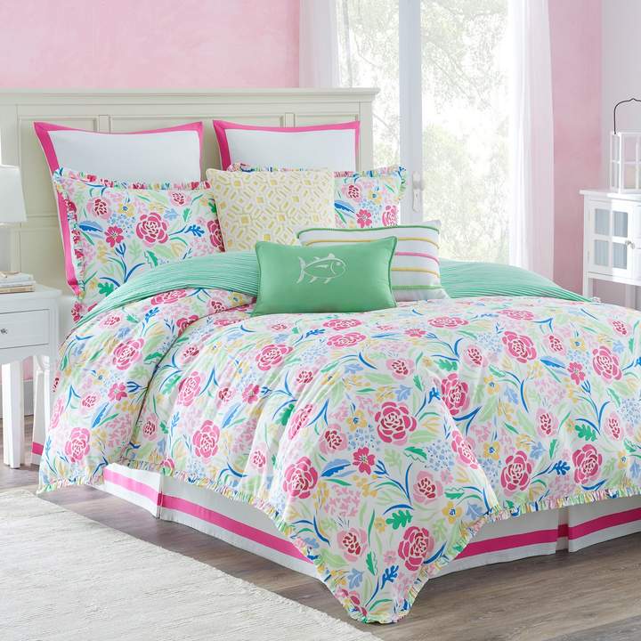 Kiawah Floral Reversible Comforter Set