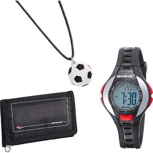 Black Digital Watch Set