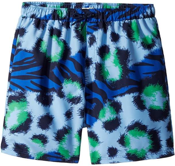 Tiger Print Swim Shorts
