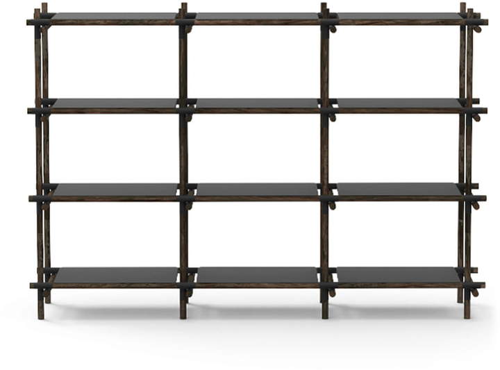 Menu - Stick System, Schwarz / Esche dunkel, 3 x 4