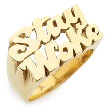 Melody Ehsani Stay Woke Ring