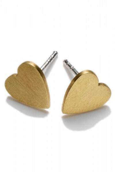 Styleserver DE Arena Copenhagen Heart Earstuds Lova Gold