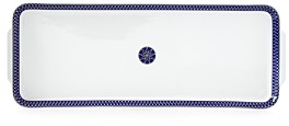 Royal Limoges Blue Star Rectangular Cake Platter