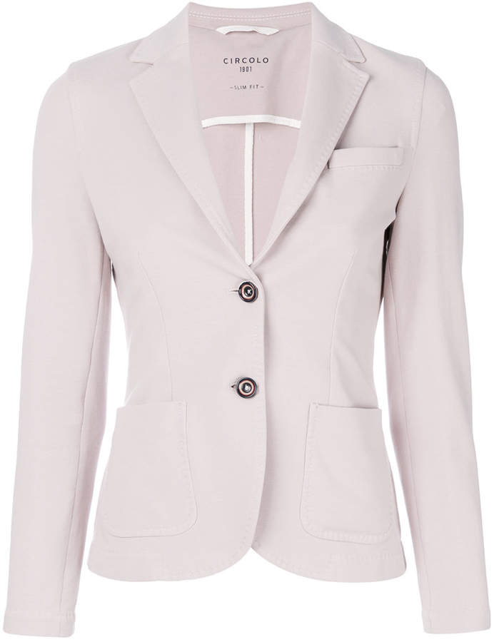 Circolo 1901 classic button front blazer
