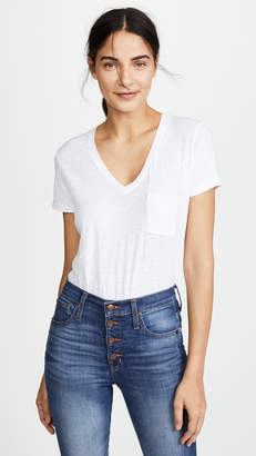 Madewell Whisper Cotton V Neck Pocket Tee Madewell Whisper Cotton V Neck Pocket Tee