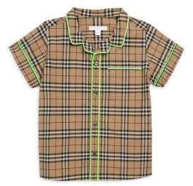 Little Boy's & Boy's Carney Button-Down Cotton Shirt