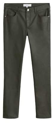MANGO Waxed skinny Belle jeans