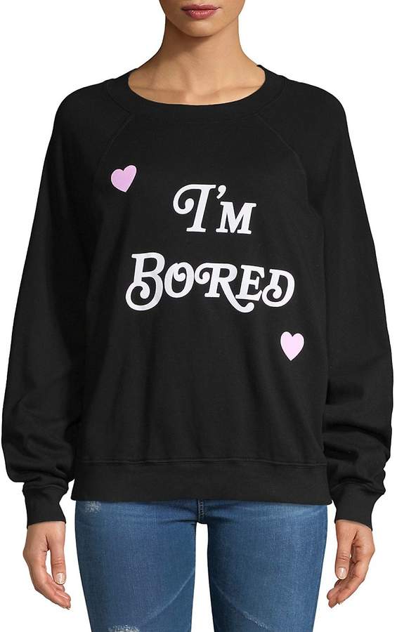 Women's Im Bored Cotton Sweatshirt