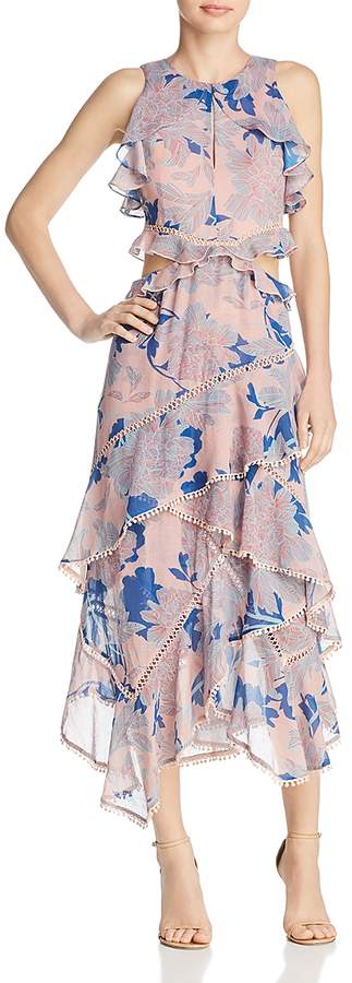 Camila Ruffled Cutout Dress