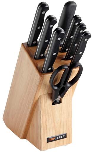 TOP CHEF Classic 9-Piece Knife Block Set
