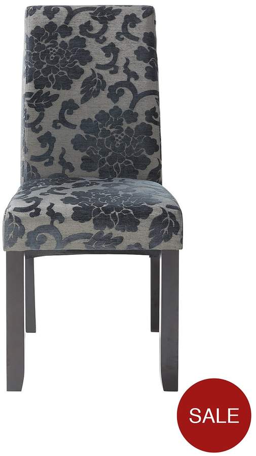Pair Of Oxford Fabric Dining Chairs