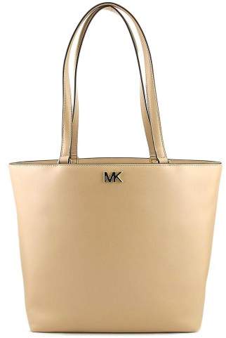Michael Kors Mott Medium Leather Tote - Oyster - OYSTER - STYLE