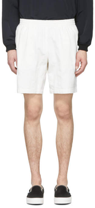 Paa White Denim Shorts