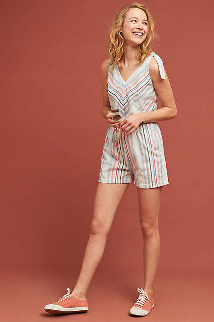4OUR Dreamers July Striped Romper