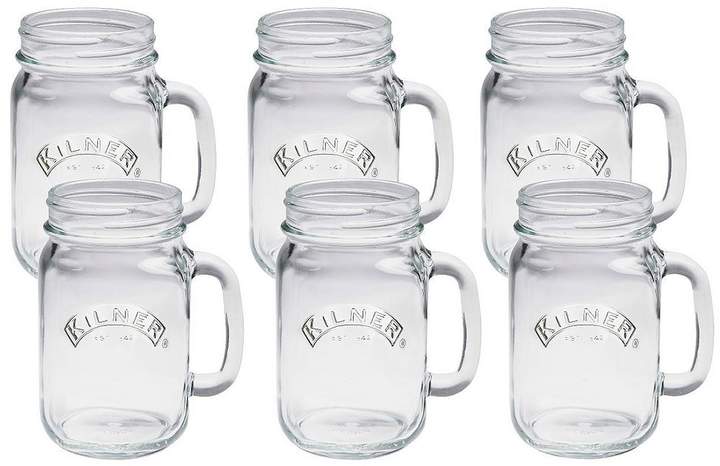 KILNER Clear Glass Handled Jars