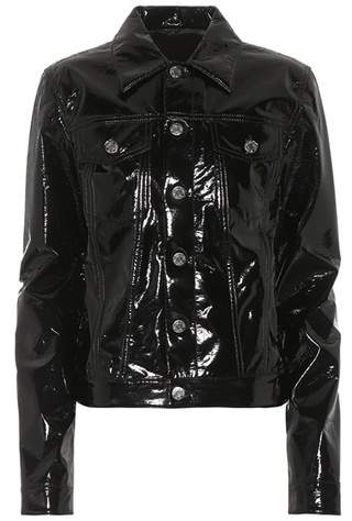 Jacke aus Kunstleder