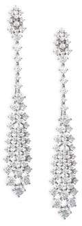 Leia Swarovki Crystal Linear Drop Earrings