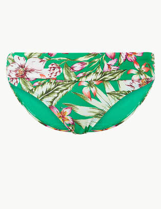 Bilderesultat for green floral bikini marks and spencer