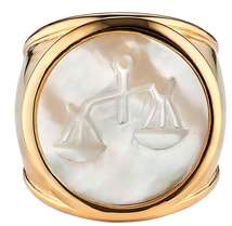 Zodiac Mother-of-Pearl Ring