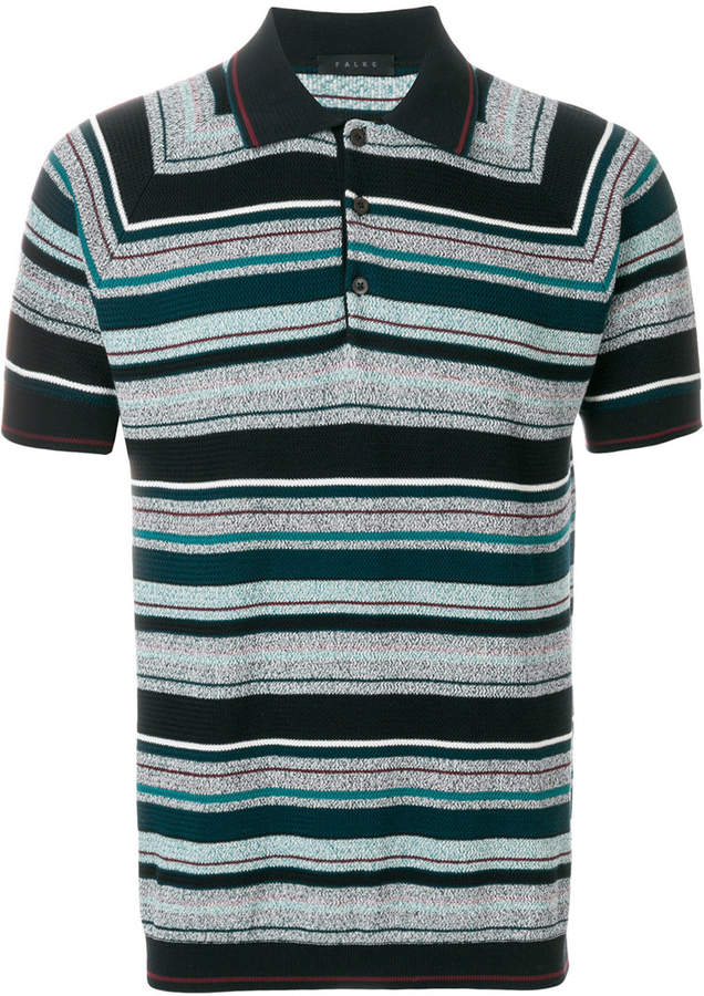 striped polo shirt