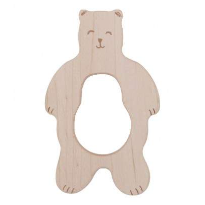 Wooden Story Bear Wooden Teething Ring