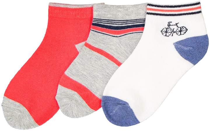 La Redoute Collections Pack of 3 Pairs of Bicycle Themed Socks