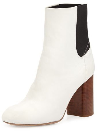 Rag & Bone Agnes Leather Ankle Boot, White