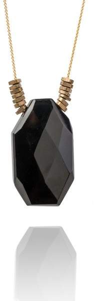 Styleserver DE David Aubrey Halskette mit geschliffenem Achat Anhänger