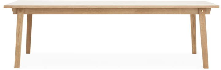 Normann Copenhagen - Slice Table Wood 90 x 250 cm, eiche