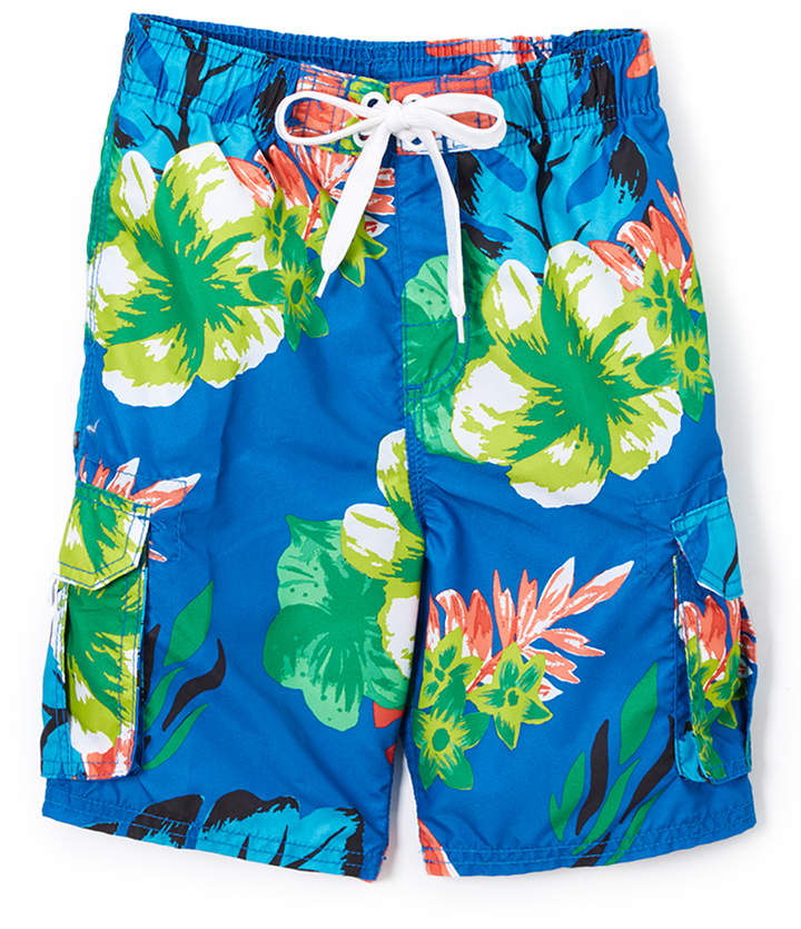 Royal Papagayo Floral Swim Trunks - Toddler