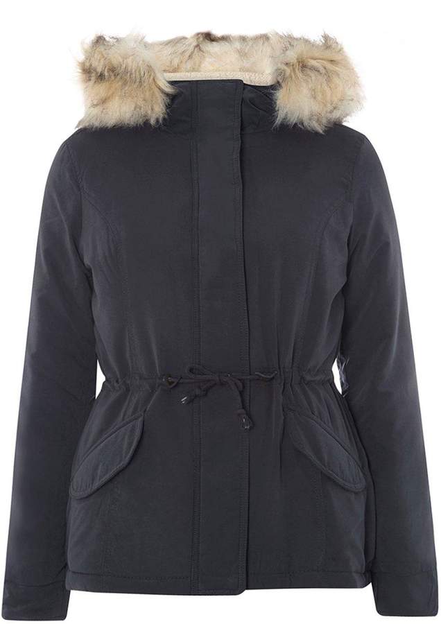 **Only Navy 'Lucca' Parka Coat