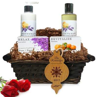 Pure Energy Apothecary Daily Delight Pure Aromatherapy Christmas Gift Basket