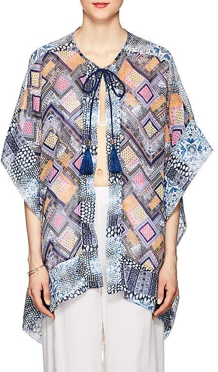 WOMEN'S FRESSIA MIXED-PRINT VOILE COVER-UP