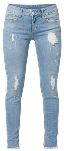 Skinny Fit Jeans im Destroyed Look