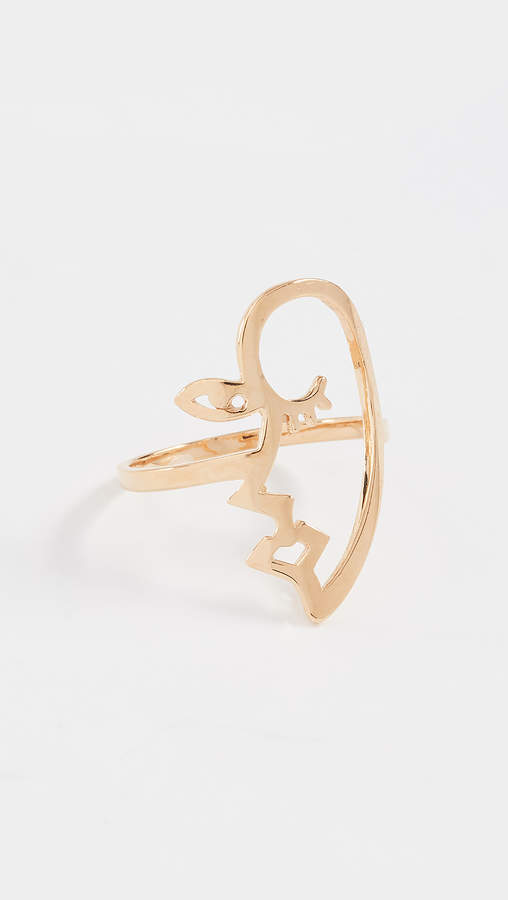 Contempoh Face Profile Ring