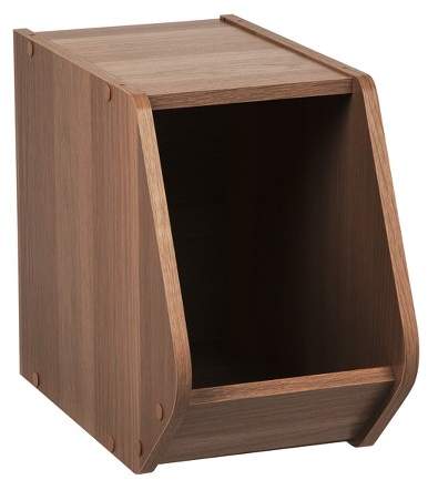 Tachi Narrow Wood Storage Box
