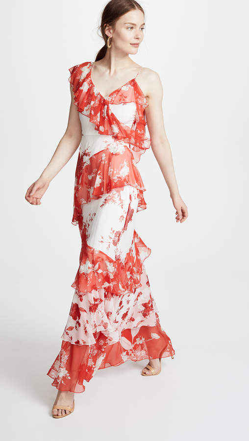 Olympia Asymmetrical Maxi Dress