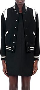 Saint Laurent Varsity Jacket-Black