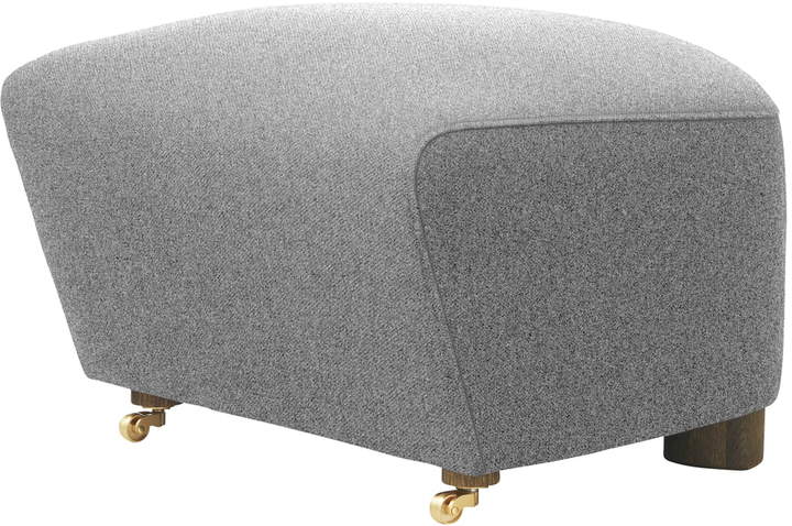 by Lassen - The Tired Man Ottoman, geölt / hellGrau (Hallingdal 130)