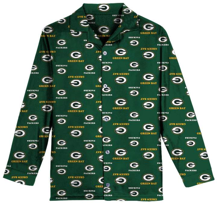 Boys 6-14 Green Bay Packers Team Logo Pajama Set