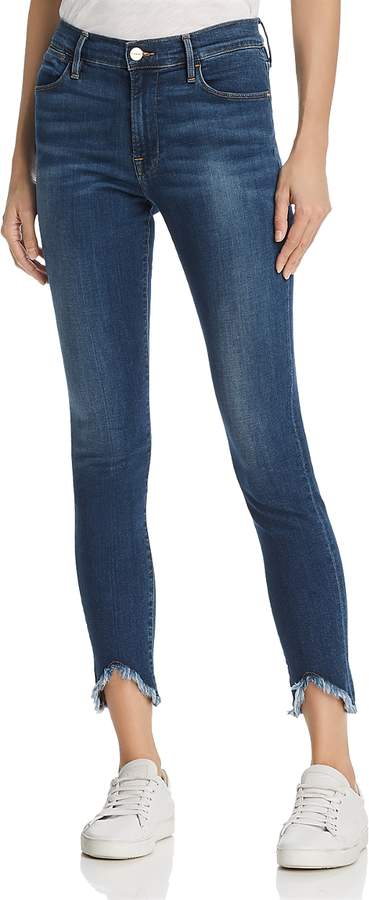 Le High Skinny Triangle Hem Jeans in Sulham