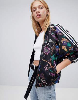 girls adidas floral jacket